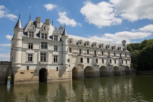 シュノンソー城　ロワールの古城　フランスの世界遺産